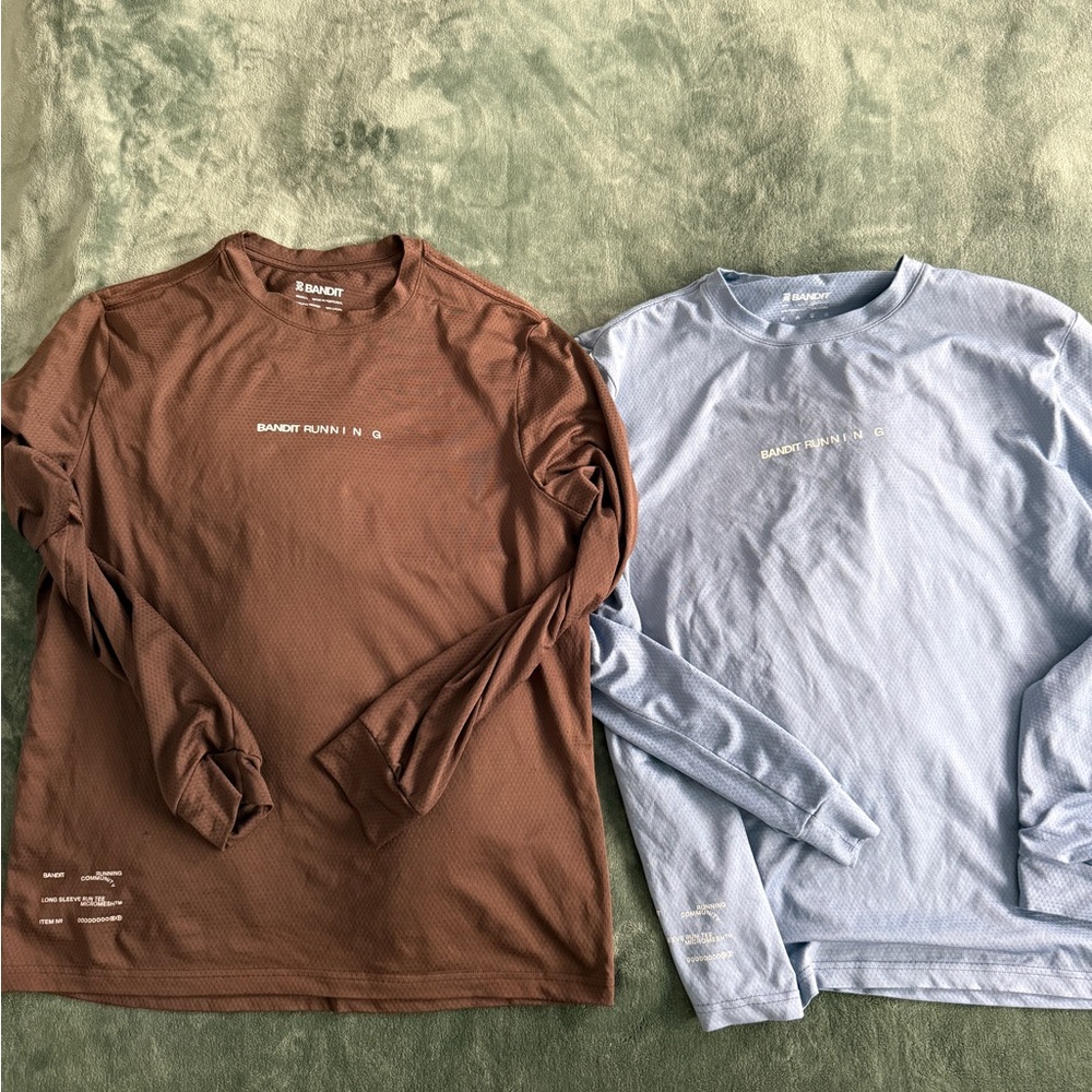 Two bandit running micromesh long sleeves